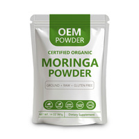 Bubuk Moringa Murni Alami Kualitas Terbaik Grosir HALAL Bersertifikat ISO KOSHER Ekstrak Daun Moringa
