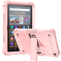 Étui robuste pour tablette, idéal pour les chantiers, les entrepôts et le travail sur le terrain, compatible avec les tablettes Fire HD8/HD8Plus, fabriqué en Chine.