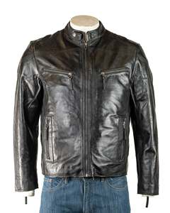 Chaqueta de invierno para hombre de diseño superior con cuello levantado manga completa 100% cuero de alta calidad personalizable precio razonable - Product Image 2