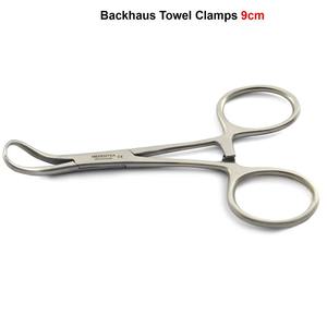 Reusable 9cm Stainless Steel Backhaus Clamp Forceps Dental Surgical Instruments for Tissue Holding & Bone Fractures Treatment - Product Image 2