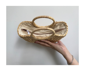 Sac en jacinthe d'eau de qualité supérieure en provenance du Vietnam, exportateur fiable proposant des produits tissés à la main de haute qualité - Product Image 5