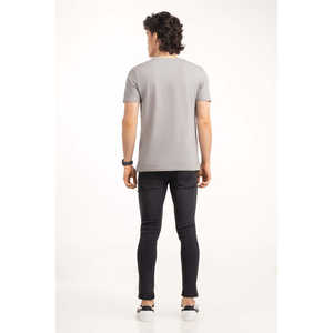 เสื้อยืดเจอร์ซีย์ทรงปกติ MN-TS-SS25-011 เสื้อยืดโอเวอร์ไซส์ ระบายอากาศได้ดี ไม่ยับ 260 กรัม ดีไซน์เรียบง่าย พร้อมป้ายกำกับแบบกำหนดเอง - Product Image 6