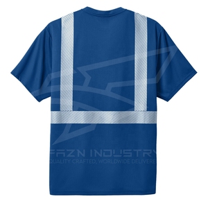 Fully Customized <b>High</b> <b>Vis</b> <b>shirt</b> Reflective Safety <b>T</b> <b>Shirt</b> Polyester Workwear Customized Reflective Security Men's <b>T</b>-<b>Shirts</b> - Product Image 5