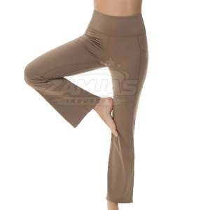 Pantalon de yoga sur mesure pour femmes, fabrication professionnelle, style unique, haute qualité. - Product Image 2