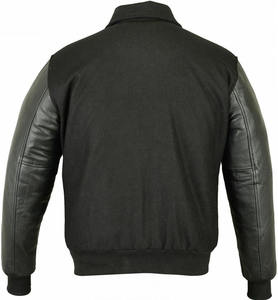 Nouvelle arrivée Veste de baseball pour homme 2025 Personnalisée Rouge vin Coupe ajustée Patchwork Toile Écologique Séchage rapide - Product Image 3