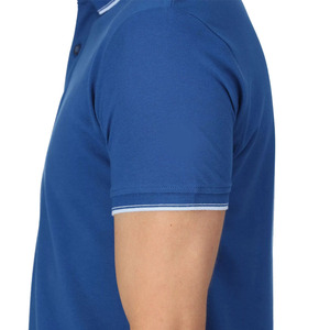 2023 Meilleure vente hommes bleu Active Polo hommes personnalisé brodé Logo basique Polo t-shirt à vendre hommes polos - Product Image 5
