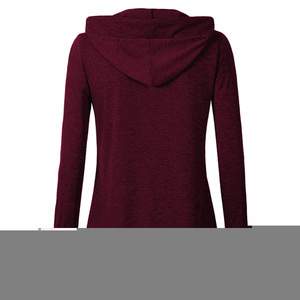 Ladies Fleece Zipper-Up Hoodie Winter Warm Soft Plush Oversized Sweatshirt Casual Streetwear Gym Travel Wear 100% Cotton Lined - Product Image 2