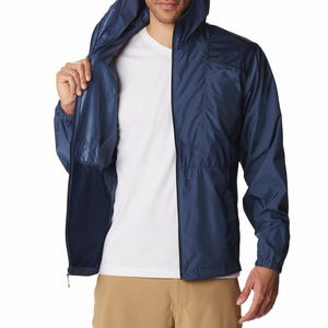 Chaqueta cortavientos ligera de moda informal para hombre al por mayor 2025, chaqueta bomber personalizada para hombre - Product Image 3