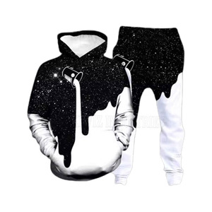 Survêtement à sublimation personnalisé couleur unie avec votre propre design pour hommes Survêtement Offre Spéciale slim en coton uni à sublimation - Product Image 2