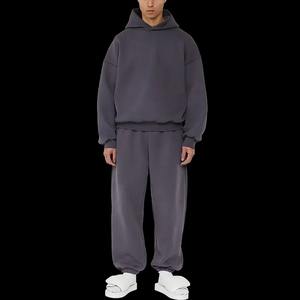 Conjunto de pantalones y sudaderas con capucha de gran tamaño para hombre, chándal multicolor de algodón 100% de Material de lana gruesa para uso en invierno, maternidad - Product Image 5