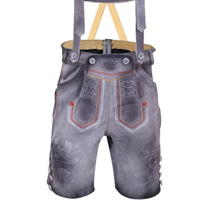 Trachten Lederhosen para Hombre y Mujer - Oktoberfest Kurzhose - Kurz - Bávaro - Product Image 1