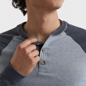 Wholesale Polyester/Cotton <b>Men's</b> Casual Knitted T-<b>Shirts</b> O-Neck Full Sleeve Custom Logo Regular Fit Breathable High Quality High - Product Image 5