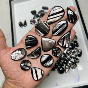 คริสตัลอัญมณีทรงหลังเบี้ยไฮเปอร์เทนธรรมชาติหินวิบวับสวยงามน่าอัศจรรย์สำหรับทำเครื่องประดับ - Product Image 1