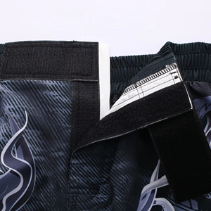 Pantalones cortos de Muay Thai lavados totalmente sublimados unisex bañadores de boxeo con logotipo impreso personalizables poliéster/nailon MMA - Product Image 2