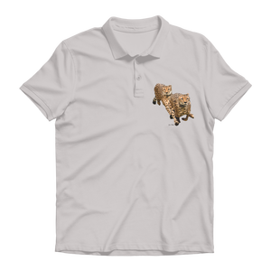 Chemise polo pour adulte Cheetah Brothers Premium, design respirant pour un confort optimal - Product Image 3