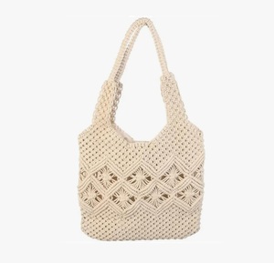 Grands sacs à main en coton à la mode pour dames avec de la place pour les ordinateurs portables, les cahiers de maquillage et plus d'articles quotidiens - Product Image 1