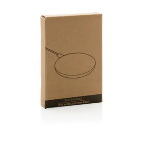 Sustainable 15W Wireless Charger with Bamboo Finish Smart Home Gadgets - Product Image 4