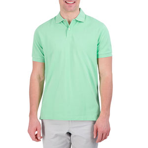 Polos de golf personnalisés pour hommes en polyester respirant évacuation de l'humidité caractéristiques de séchage rapide t-shirt polo imprimé à manches courtes - Product Image 1