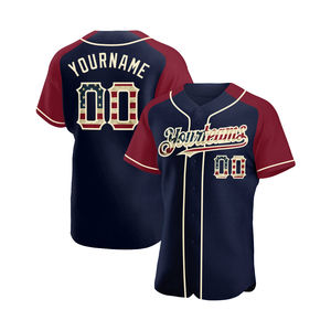 Vente en gros Maillot de baseball pour jeunes de l'équipe américaine personnalisé Meilleure qualité Service OEM Respirant Polyester Mesh Broderie Imprimé Design - Product Image 5