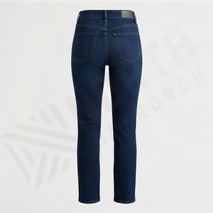 Jeans skinny taille haute pour femmes, coupe ajustée, denim extensible, vêtements décontractés confortables, tenue de tous les jours, pantalon de yoga - Product Image 2