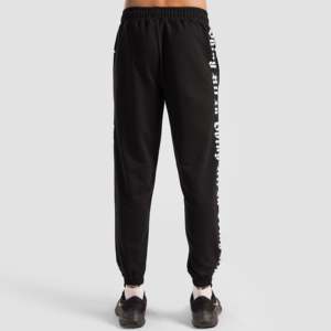 Nexgen Joggers noirs décontractés et formels en laine, vêtements de sport, taille XL, taille élastique, logo personnalisable, fermeture éclair, légers, coupe droite - Product Image 3
