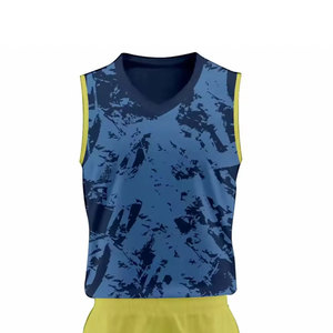 ชุดยูนิฟอร์มวอลเลย์บอลชายขายดี ผ้าระบายอากาศ ซับเหงื่อ เสื้อเจอร์ซีย์และกางเกงขาสั้น สำหรับเล่นกีฬากลางแจ้ง - Product Image 4