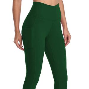 Nuevas Ideas de productos Láser Reflectante Transpirable Sin costuras Cintura alta Yoga Leggings Pantalones Deportes Fitness Pilates Desgaste para mujeres - Product Image 3