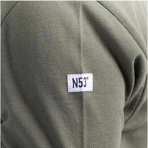 ผ้าใบผ้าฝ้าย100% เนื้อแข็งระบายอากาศได้ดีสำหรับผู้ชายออกแบบได้ตามต้องการสำหรับเสื้อยืดแบรนด์ของคุณเอง - Product Image 5