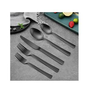 Venta al por mayor de artículos de lujo para hoteles, juego de cubiertos de acero espejado con alto espejo pulido, diseño antiguo europeo de plata y oro para fiestas - Product Image 2