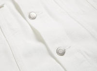 Veste en jean déchiré haut de gamme pour homme, automne/hiver, coupe-vent et respirante, couleur personnalisable, vente en gros
