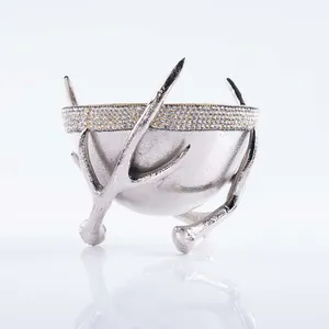 Modern Stainless Steel <b>Bowls</b> with Designer <b>Metal</b> <b>Bowl</b> World Trending Interior <b>Metal</b> <b>Bowls</b> plated and Cultural safe Zahid Exports - Product Image 1