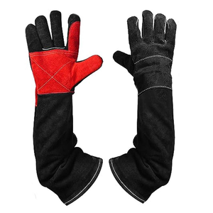 Gants de mécanicien en cuir de couleur blanche, noire et jaune, fournisseur de qualité, prix d'usine, design unique - Product Image 1