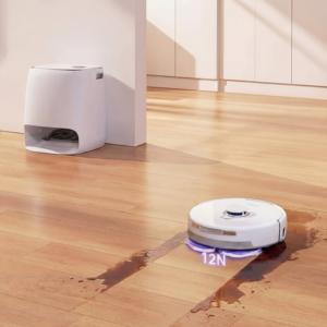 Robot Aspirador y Fregador 8200Pa con Autovaciado, Lavado y Secado Automático de Mopa, WiFi y Evitación de Obstáculos - Product Image 4