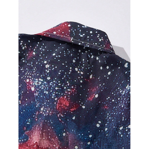 Men's Casual Short Sleeve Shirt Shorts Outfits Suitable for Spring and Summer New Design Summer Button Down T Shirt Short <b>Set</b> - Product Image 4
