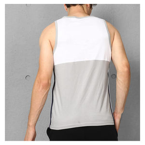Breathable Mesh Tank Top Custom Logo & OEM Services Eco-Friendly Polyester/Cotton Smart Casual for <b>Men</b> High Quality Low MOQ - Product Image 3