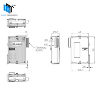 Controlador Lógico Programable (PLC) Delta Serie DVP-S, Modelo DVP08SM11N/DVP16SM11N, Módulo Digital de 8 E/S, Nuevo, Original, en Stock
