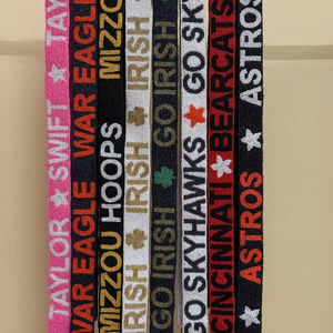 Animal <b>Print</b> Beaded Strap Handmade Shoulder <b>Belt</b> Custom <b>Leopard</b> Camo Stripe Purse Handle Trendy Embroidery Bag Accessory - Product Image 1