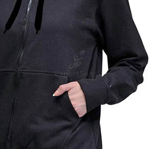 Sudadera con capucha transpirable suave al tacto para aventuras al aire libre y sudadera con cremallera gruesa y cálida relajante diseñada para la comodidad del clima frío - Product Image 5
