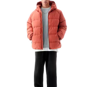 Ventes en gros de vestes matelassées pour hommes de haute qualité avec logo personnalisé, design uni, capuche, taille XL, tissu de fabrication professionnelle - Product Image 4