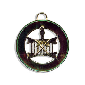 Joya de cuello de Regalia masónica de fabricación profesional, joya de collarette de gran prefecto de distrito adjunto aliado chapada en plata personalizada - Product Image 3