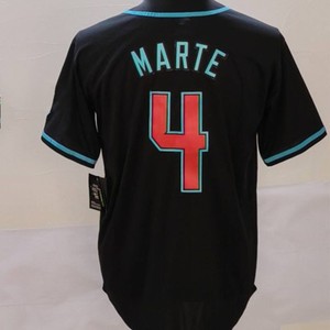 Camisetas de béisbol para hombre 7 Corbin Carroll 4 Ketel Marte 51 Randy Johnson <span class=keywords><strong>2</strong></span> Geraldo Perdomo 28 Eugenio Suarez 14 Gabriel <span class=keywords><strong>Moreno</strong></span> - Product Image 2