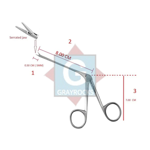 Meilleure qualité en acier inoxydable ENT pince à emballage nasal manuel chirurgical nez Tilley pansement nasal Instruments chirurgicaux base - Product Image 2