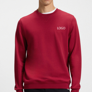 Regular Fit Men Sweatshirt For Wholesale <b>Bulk</b> Buyers Casual Wear With Custom Logo Design OEM Service Trendy Design Solid Color - Product Image 1