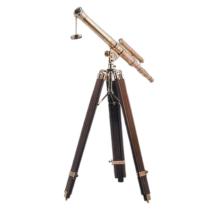 Étui en cuir en métal laiton antique télescope qualité jumelles Vintage Marine victorienne pour la décoration intérieure jumelles de bonne qualité - Product Image 3