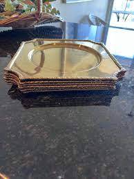 Vajilla dorada con borde dorado, vajilla de latón para Hotel, restaurante, bebé, Navidad, venta al por mayor - Product Image 6