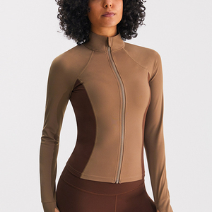 Performance Slim Body Fit Ropa de yoga Chaqueta de entrenamiento cálida para correr Entrenamiento Gimnasio Ropa de fitness | Activewear Deportes Yoga - Product Image 1