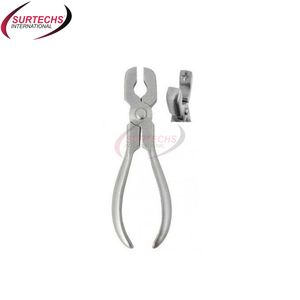 Applicateur d'anneau nasal en acier inoxydable de 25 cm de long pour instrument chirurgical cochon/taureau - Product Image 1