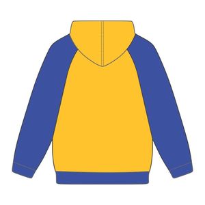 Année de fondation 1922 Sigma Gamma Rho Gold Body Blue Raglan Sleeves Pullover Hoodie SGRho Sorority Apparel Divine Nine HBCU - Product Image 3