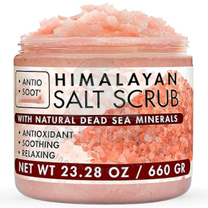 El exfoliante corporal de sal más Popular, sal de semilla de uva, suavizante, exfoliante relajante, aceites puros, minerales del Mar Muerto, exfoliante corporal para manos - Product Image 1