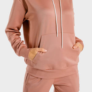 Sudadera con Capucha de Forro Polar de Manga Larga de Poliéster/Algodón con Logotipo Personalizado Nuevo 2025, Logotipo Personalizable, Transpirable, Informal de Invierno para Mujer - Product Image 6